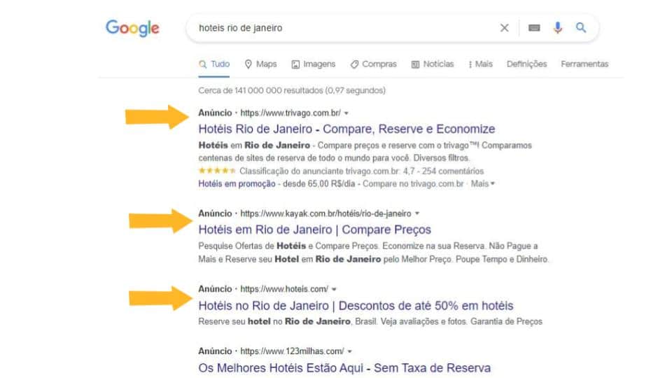 anuncios google hotel