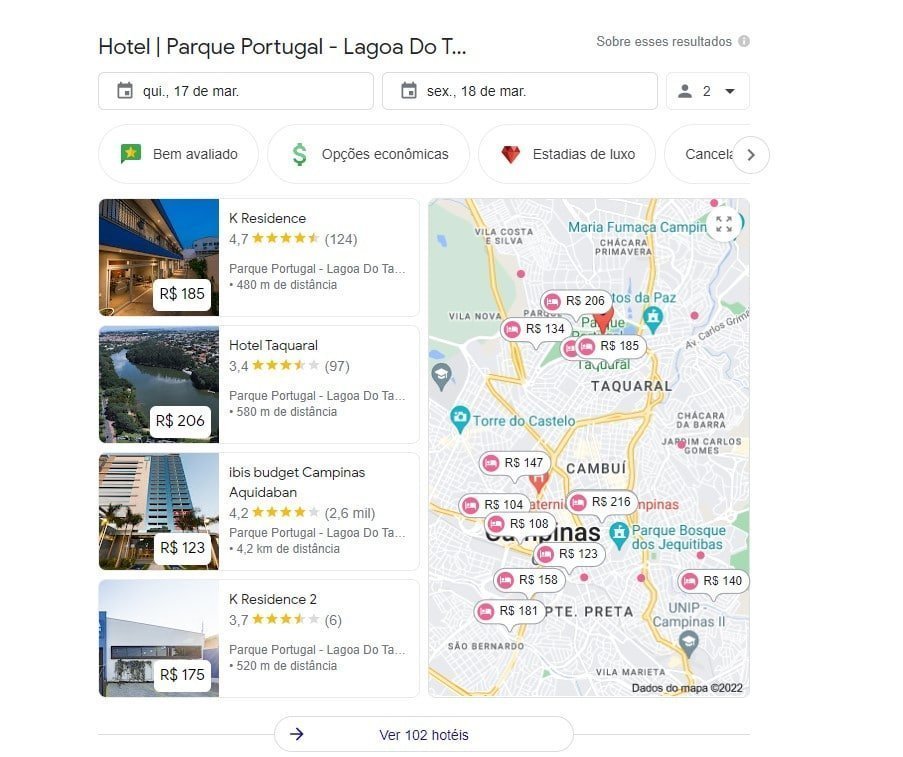 como escolher palavras chave para seo de hotel busca hotel lagoa