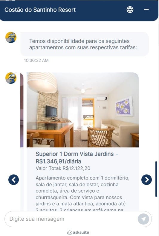 comparacao quartos