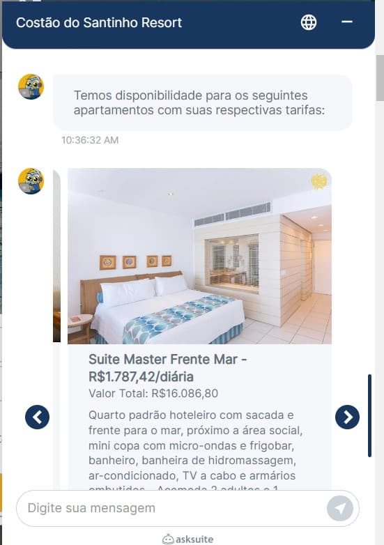 comparacao quartos