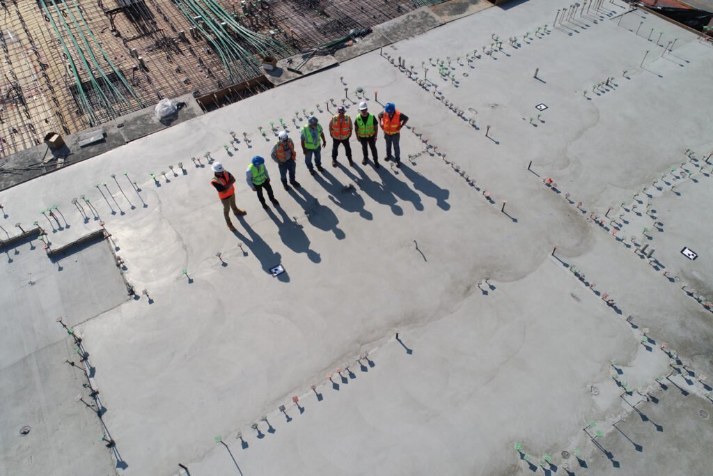 workers on a construction site