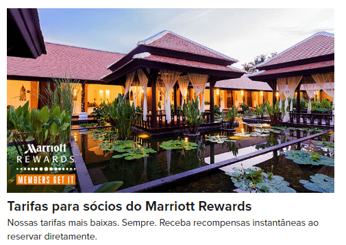 Programa de fidelidade da Marriot.