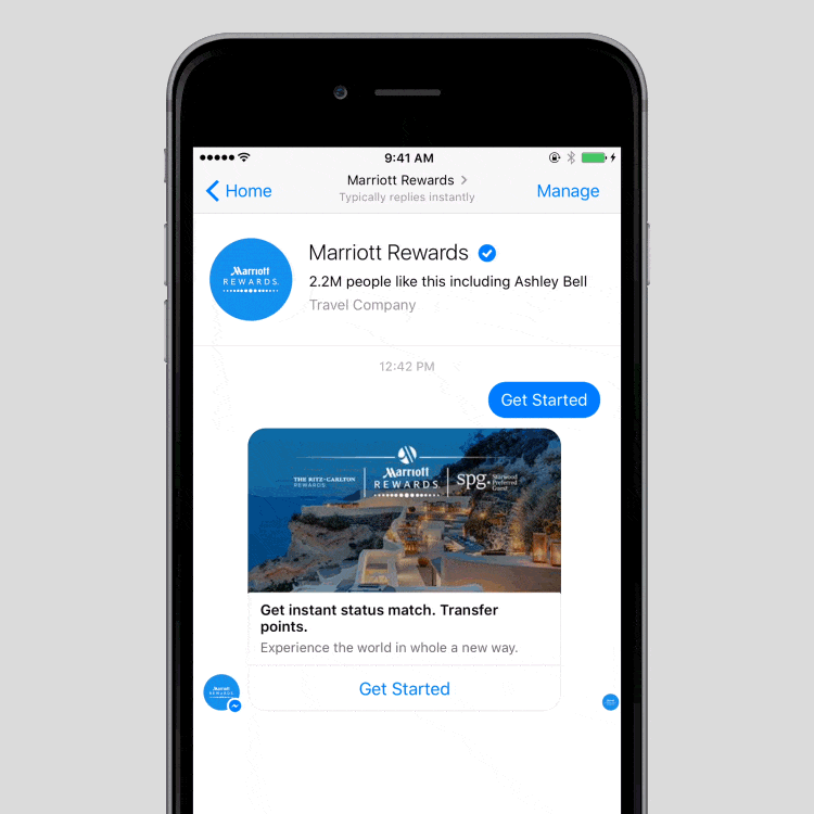 Marriott Rewards chatbot