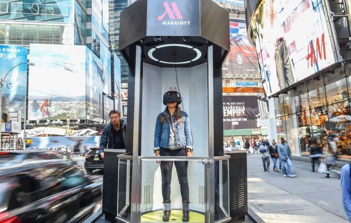 VR Teleporter da Marriott